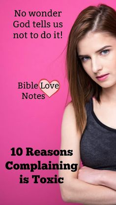 a woman with her arms crossed and the words bible love notes 10 reasons comparing is tonic