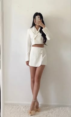 Aesthetic Closet, White Outfit Ideas, Closet Clothing, Sewing Dress, Capsule Closet, Korean Casual Outfits, All White Outfit, Outfit Ideas Fashion, Looks Street Style