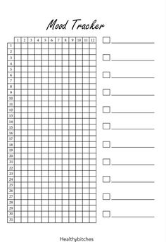 a printable workout log with the words'tread tracker'in black and white