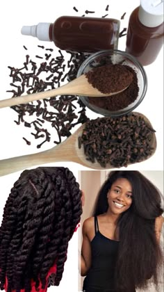 Natural Hair Treatments For Hair Growth, Clove Water For Hair Growth, African Hair Growth, Clove Water, Herbs For Hair Growth, Herbs For Hair, Healthy Natural Hair Growth, Help Hair Grow