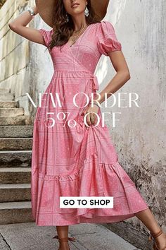 Women's Fashion Solid Color Elegant Party V Neck Slim Maxi Dress Pink A-line Dress For Party Season, Fitted Beach Dress For Party Season, Feminine Short Sleeve Maxi Dress For Party, V-neck Beach Dresses For Party Season, Pink Short Sleeve Maxi Dress For Party, Pink Non-stretch Summer Dress, Pink Non-stretch V-neck Midi Dress, Short Sleeve Sundresses For Parties, Fitted Pink Summer Dress