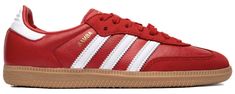 PRICES MAY VARY. Runs Large; consider selecting the next size down for your best fit Originally designed to protect soccer players’ feet during winter, the adidas Samba has transcended its sports function but still maintains its aesthetic appeal. Samba Shoes, Adidas Samba Og, Leopard Skirt, Adidas Womens, Red Sneakers, Red Adidas, Adidas Samba, White Adidas, Soccer Players