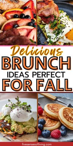 the brunch is perfect for fall