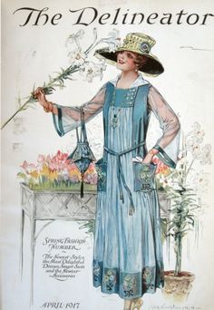 1910s fashions | witness2fashion Delineator Magazine, Fashion 1910, Advertising Posters, 1910s Fashion, Jeanne Lanvin, Butterick Pattern, American Woman, Edwardian Fashion, 1920s Fashion