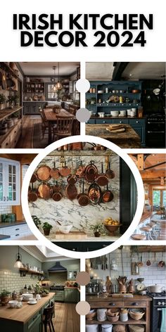 an image of a kitchen with lots of pots and pans on the counter top