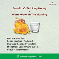 Warm Water In The Morning, Hot Water Benefits, Honey Health Benefits, Honey And Warm Water, Ayurveda Tips, Pj Mask Party, Ayurveda Life, Drinking Hot Water, Inflammatory Recipes