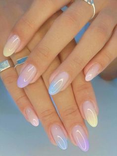 #summer #nails #summernails #summery #aesthetic #beach #teen #trendynails #springnails #springtrendynails #summertrendynails #fashion Uñas Ideas, Reflective Nails, Hello Nails, Basic Nails, Casual Nails, Latest Nail Art, Spring Nail Art, Neon Nails, Pastel Nails