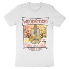 Show off your style and love for classic rock with a new Woodstock band tee. This Woodstock Peace Love Music Vintage Daisy Guitar Short-Sleeve T-Shirt features a crew neck and is made of 100% cotton to ensure all-day comfort. Short-sleeve crew neck Woodstock Peace Love Music Vintage Daisy Guitar music tee Made from 100% cotton for all-day comfort Machine washable Peace Love Music, Vintage Daisy, Music Tees, Guitar Music, Tractor Supply, Love Music, Classic Rock, Peace Love, Band Tees