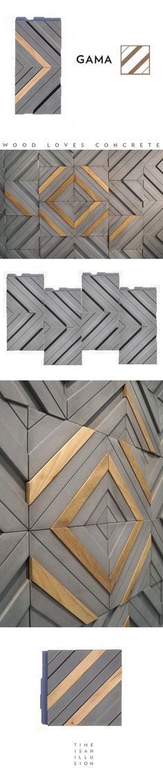 several different angles of wood and metal