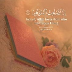 an open pink book sitting on top of a pile of white fluffy blankets with the words indeed, person loves those who rely upon him