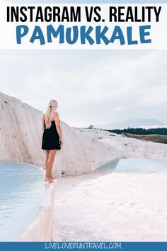 the ultimate guide to pamukkale in iceland with text overlaying it