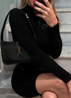 Yves Saint Laurent, Boujee Vibes Ysl Outfits Women, Ysl Clothes, Ysl Outfit, Ysl Aesthetic, Purse Outfit, Timeless Outfits, Fall Winter Outfits