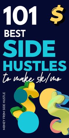 the cover of 101 best side hustles to make $ 1, 000 in