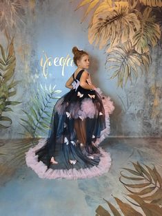 Fish Cut Gown For Kids, Toddler Prom Dresses, Frock Photos, Fish Cut Gown, Toddler Pageant, Pageant Outfits, Kids Party Dresses, Kids Gown, Birthday Girl Dress