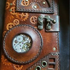 Steampunk Hand, Minimalist Leather Wallet, Leather Credit Card Holder, Woman Card, Leather Card Wallet, Minimalist Wallet, Purse Accessories