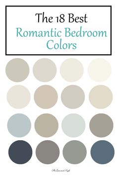 Are you on the lookout for the best romantic bedroom colors? Well, look no further! I have 18 of the best romantic colors for couples. Bedroom Scheme Ideas, Sophisticated Bedroom Paint Colors, Bedroom And Bathroom Color Schemes, Best Wall Colour For Bedroom, Couple Room Paint Ideas, Neutral Color Bedroom Decor, Bedroom Colors With White Furniture, Cream Bedroom Colors, Bedroom With White Furniture Wall Colors