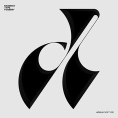 an abstract black and white logo with the letter k in it's middle corner