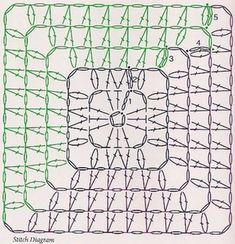 the diagram shows how to make a square with two sides and one side that has three intersecting