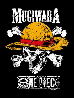 a skull wearing a yellow hat with bones and bones on the side, says mucwara