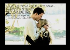 a man and woman embracing each other in front of a quote from the movie love is blindfolded