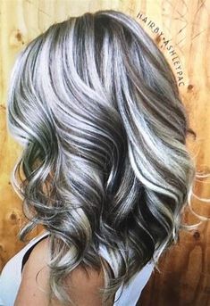 Pin by Shash on Hair ideas | Silver hair color, Gray hair highlights ... Silver Transition Hair, Platinum Hair Styles For Women Over 50, Grow Out Gray Hair Blending, Precision Haircut For Women, Popular Hair Colors For 2023 Summer, Gray Bayalage Hair, Going Grey Transition Tips Silver Highlights, Silver Hair Highlights Brown Brunettes, Silver Hair Highlights Going Gray