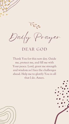 a card with the words dear god on it