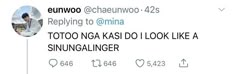 memes , reaction pics , reaction picture , tweets , funny tweets , aus , filo aus , taekook aus , funny aus , twitter memes Wow Meme, Meme Text, Memes Tagalog, Funny Quotes Tumblr, Tagalog Quotes Hugot Funny, Au Memes, Filo Memes, Self Deprecating Humor, Filipino Memes