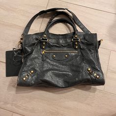 Used In Good Condition. Anthracite Balenciaga Small City Bag, Balenciaga Small City, Bags Balenciaga, Small City, Balenciaga Bag, City Bag, Limited Time, Balenciaga, Bag Lady