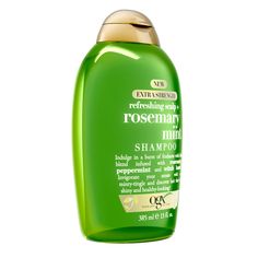 Visibly help remove oil & residue from your hair with OGX Extra Strength Refreshing Scalp + Rosemary Mint Shampoo. This hair wash from the #1 Hair Repair Brand* helps clear buildup from your oily hair & scalp to leave your hair looking shiny & soft. The shampoo infused with rosemary oil & peppermint extract helps refresh & clarify your hair while leaving it smelling refreshingly clean, plus witch hazel, a gentle astringent known to help remove buildup without stripping your hair while nourishing Tea Tree Shampoo Ogx, Ogx Tea Tree Mint Shampoo, Ogx Conditioner, Mielle Rosemary Mint Shampoo, Rosemary Mint Shampoo, Argan Oil Of Morocco Shampoo, Mint Shampoo, Peppermint Extract, Peppermint Scent