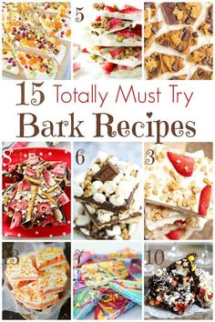 Bark Recipes Easy, Candy Bark Recipes, Chocolate Bark Recipes, Candy Homemade, Chocolate Bark Recipe