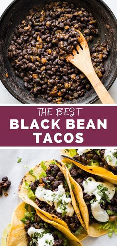 the best black bean tacos recipe ever