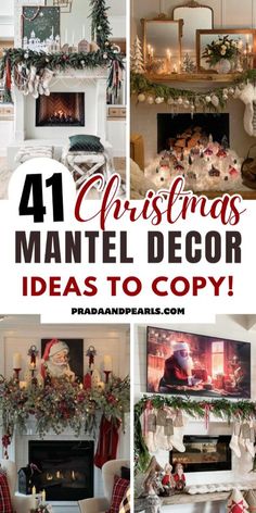 christmas mantel decor ideas to copy