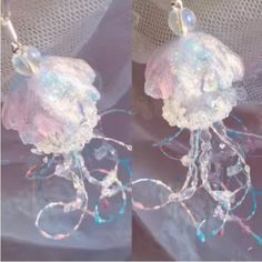 Overview: 100% new design and high quality Must-have for fashion women Have a beautiful appearance Specifications: Material: Resin, acrylic, glass Color classification: Pink Blue jellyfish single, single with 925 tremella hook, single with spiral ear clip, pink Blue jellyfish pair, one pair with 925 tremella hook, one pair with spiral ear clip Suitable for: Ladies Package Content: 1PAIR* Earring Product picture: Jellyfish Earrings, Resin Acrylic, Pola Gelang, Jelly Fish, Ear Clips, Magical Jewelry, Glass Color