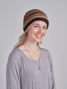 Every hat, hand-warmer and pair of Glittens in our collection is thoughtfully crafted with a lightweight fleece lining, ensuring both added insulation and enhanced comfort. This hand-knitted woolen hat, adorned with vibrant, soft wool yarn and a cozy fleece lining, is guaranteed to bring a touch of brilliance to your attire. The plush fleece interior offers additional warmth and coziness. For a perfectly coordinated ensemble, explore our matching Glove / Mittens (Glittens) and hand warmer option Brown Knit Beanie, Bohemian Knitted Hat For Fall, Bohemian Knitted Fall Hat, Bohemian Brown Crochet Hat For Outdoor, Brown Bohemian Beanie One Size, Brown Crochet Knit Hat For Fall, Bohemian Knitted Beanie For Fall, Warm Bohemian Beanie For Fall, Bohemian Hats For Cold Weather And Fall