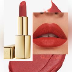 Este Lauder Pure Matte “Captivated” Lipstick New In Box . Stee Lauder Captivated Has A Semi-Matte Finish. Magic Makeup, Este Lauder, Estee Lauder Makeup, Long Bob Hairstyles, Estée Lauder, American Beauty, Long Bob, Box Color, Estee Lauder