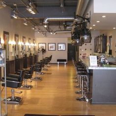 the salon is clean and ready for customers to take their haircuts off before they go out