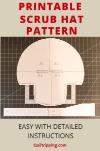 the printable scrib hat pattern is easy to make