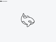 an animal that is in the middle of a line art style, on a white background