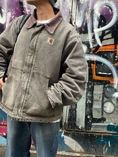 #carhartt #dickies #vintage #aesthetic Carhartt Outfits, Carhartt Jacket, Vintage Aesthetic, Street Fashion, Fashion Inspo, Street Style