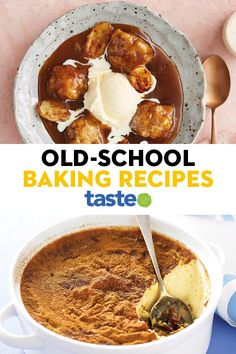 old - school baking recipes are the perfect way to use up leftover bread and pudding