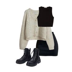 Sloped Shoulders Fashion, Cottage Grunge Outfits, Winter Concert Outfit Night Cold, Villanelle Outfits, Combat Boot Outfits, Uni Outfits, Pinterest Outfits, Outfit Goals, Mode Inspiration