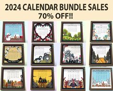 2024 CALENDAR SHADOW BOX BUNDLE Svg - Cricut Files, Cardstock Svg, Silhouette Files - HelloCrafterSvg Acrylic Shadow Box, Laser Crafts, Christmas Shadow Boxes, Like Terms, 3d Shadow Box, 2024 Calendar, Cricut Files, Wooden Projects, Svg Silhouette