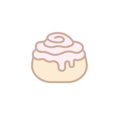 a cupcake with frosting on top