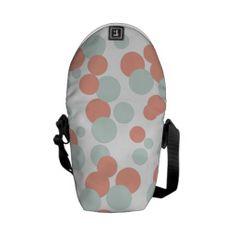 #Coral & #Mint #Bubbles #Confetti Small #Messanger #Bag #MessengerBag Oh My, Confetti, Messenger Bag, Polka Dots, Bubbles