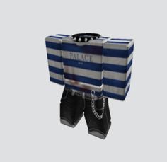 a pair of shorts and a bag are shown in this 3d image, with the word palace printed on it