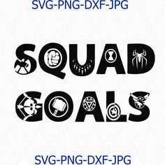 svg - png dxf - jpg's squad logo design