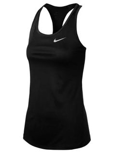 Nike Dry Racerback Balance Training Tank Mesh Sides Women's M Black 915033. Grey swoosh Made for mobility, the Nike Balance Tank features a scoop neck, racerback design for full range of motion, Swoosh at left chest, and performance moisture wicking fabric. This top is perfect for any training session! New with tags Tank Tops Athletic, Functional Black Scoop Neck Tank Top, Black Breathable Racerback Tank Top, Black Scoop Neck Activewear, Black Scoop Neck Athleisure Activewear, Black Scoop Neck Training Tops, Black Scoop Neck Top For Training, Black Go-dry Tank Top For Sports Season, Racerback Top With Medium Support For Sports Events