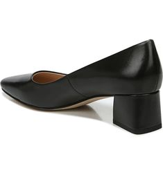 Franco Sarto Jesslyn Block Heel Pump - WIde Width Available (Women) | Nordstromrack Spring Office Kitten Heels With Block Heel, Spring Office Block Heels With Low Heel, Spring Workwear Kitten Heels With Square Toe, Fall Workwear Pointed Toe Block Heels, Spring Workwear Kitten Heels With Block Heel, Fall Workwear Block Heels With Pointed Toe, Chic Block Heel Kitten Heels For Work, Spring High Heel Block Heels For Work, Standard Width Square Toe Court Shoes For Work