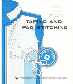 an instruction manual for sewing and pad - stitching