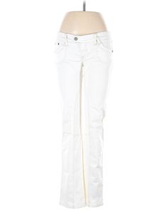 attr@ttivo Jeans Size: 30 White Bottoms - used. No Fabric Content, Regular, Low Rise | attr@ttivo Jeans - Low Rise: White Bottoms - Size 30 White Bottoms, Low Waist Jeans, Jeans Low, Cute Fashion, White Jeans, Low Rise, Womens Bottoms, Jeans Size, Women Handbags